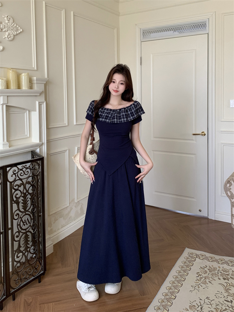 Women's Cotton Knit Two-Piece Skirt Set Short Sleeve Summer 2026 - Image 4