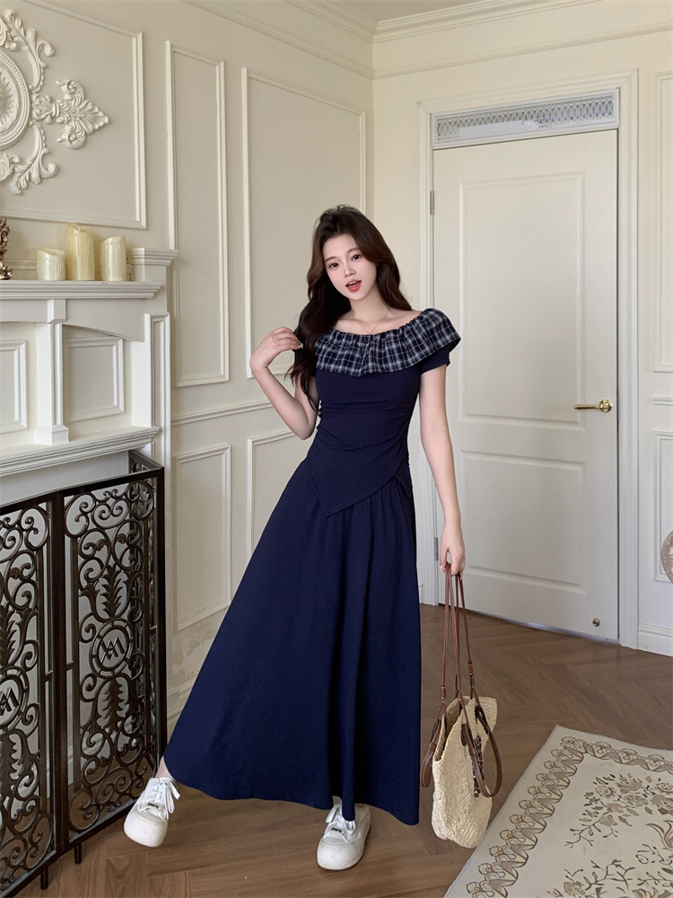 Women's Cotton Knit Two-Piece Skirt Set Short Sleeve Summer 2026 - Image 2